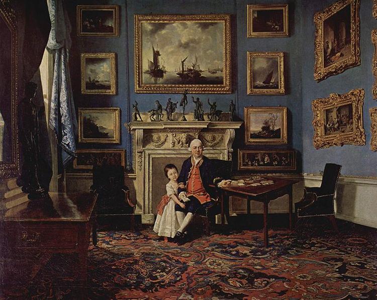 Johann Zoffany Portrait of Sir Lawrence Dundas oil painting image